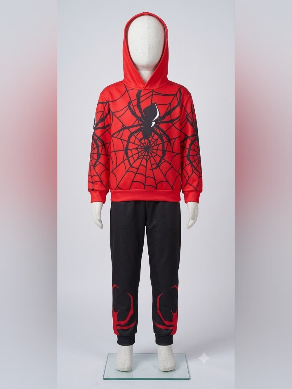 Spider Graphic Hoodie & Sweatpants Set Size 7Y